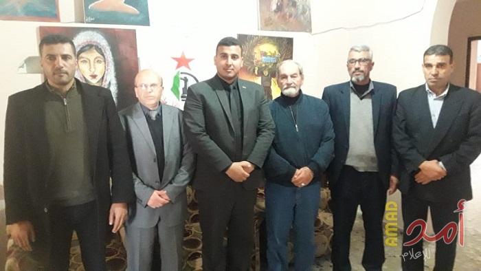 حركة "الائتلاف الوطني" تزور جبهة التحرير الفلسطينية