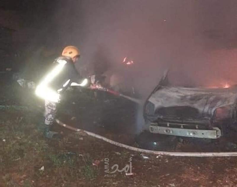 الخليل: اندلاع حريق كبير في مصنع بمنطقة "الفحص"