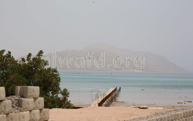 بالصور.. موقع الجسر البري بين مصر و السعودية