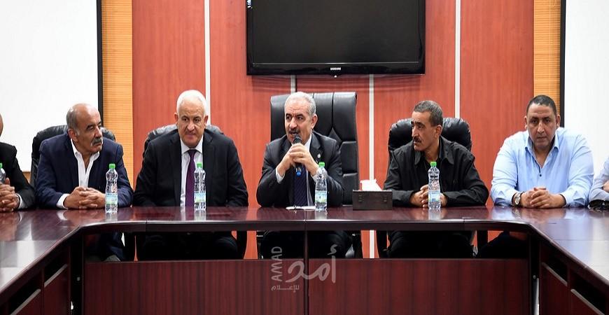 أشتية يشارك في إفطار أقامه جهاز الأمن الوقائي برام الله