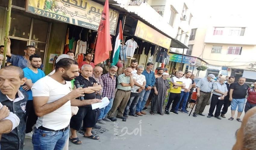 اعتصام جماهيري لاتحاد لجان حق العودة احتفاء بالانتصار و احياءا لذكرى النكبة ومأساة مخيم نهر البارد