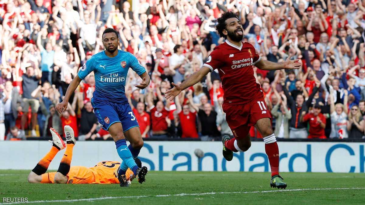 "محمد صلاح" يسجل هدف مارادوني لليفربول بالدوري الأوروبي