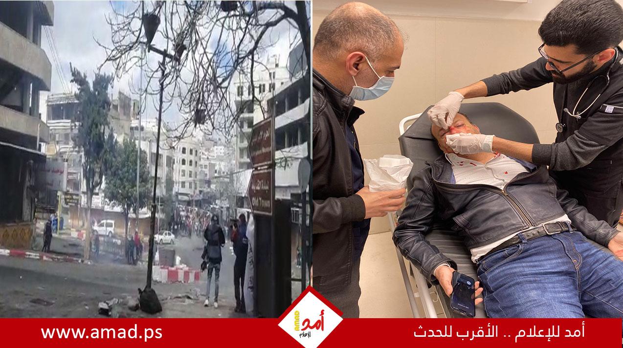 اندلاع مواجهات مع قوات الاحتلال في الخليل.. وإصابة القيادي في فتح القواسمي