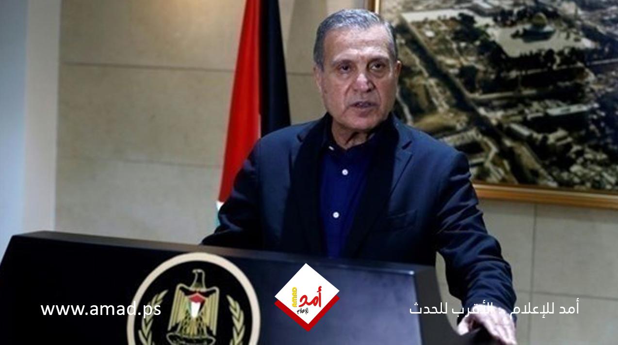 اشتية يطالب بمحاسبها إسرائيل على جرائمها
