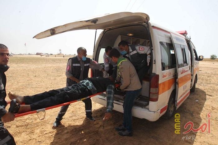 جمعة "من حيفا إلى غزة".. إصابتان باعتداءات قوات الاحتلال على المشاركين في مسيرة العودة شرق قطاع غزة