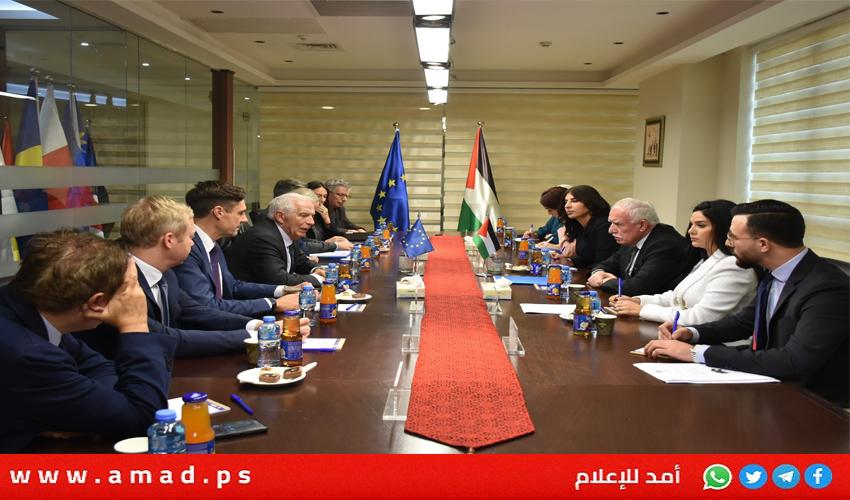 المالكي يطالب الاتحاد الأوروبي بالضغط على إسرائيل لوقف الحرب على قطاع غزة