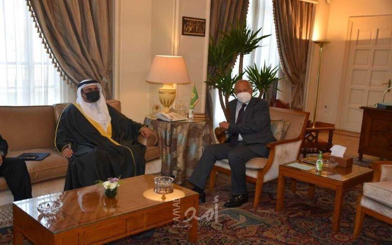 أبو الغيط يستقبل رئيس البرلمان العربي