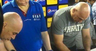 بالفيديو.. \"التوأم\" يوقعان عقد تدريب نادى الزمالك رسميا