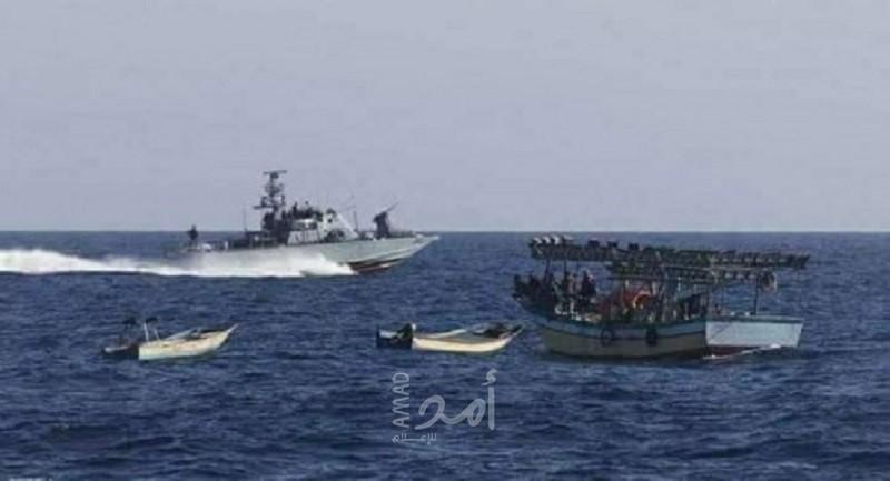 زوارق الاحتلال تستهدف الصيادين في بحر شمال غزة