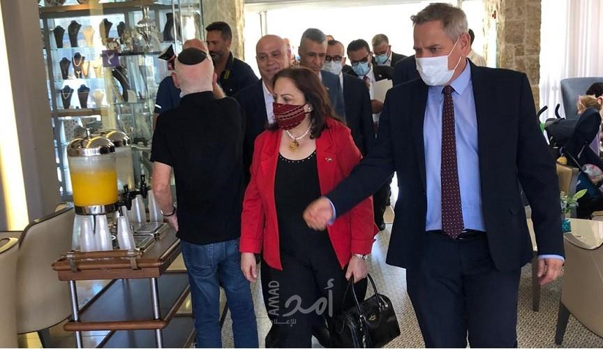 فضيحة سياسية..الوزيرة د. الكيلة تلتقي بوزير الصحة الإسرائيلي في القدس