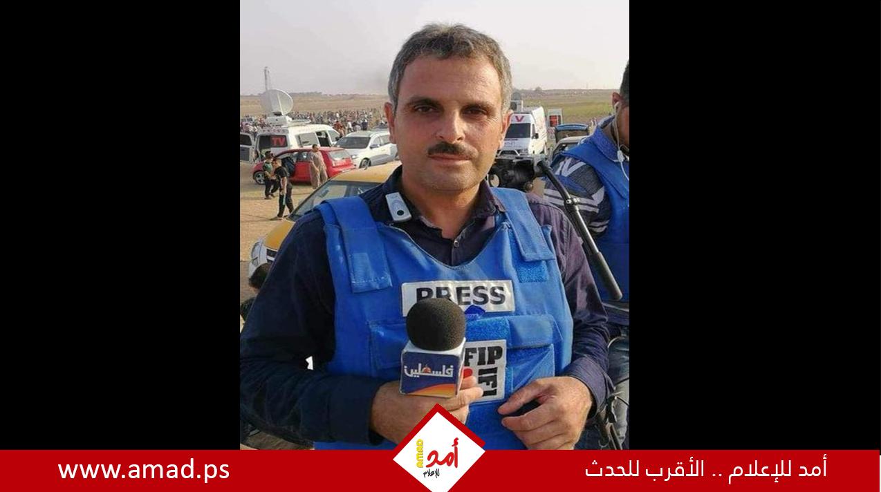 استشهاد مراسل تلفزيون فلسطين محمد أبو حطب  بعد قصف جيش العدو لمنزله بخان يونس- فيديو
