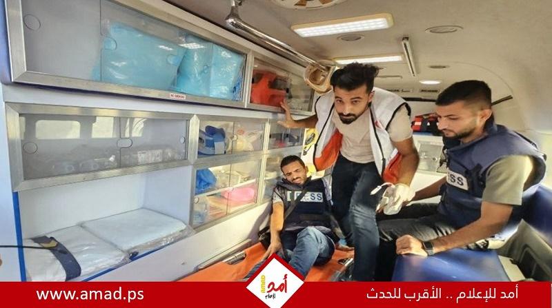 قوات الاحتلال تستهدف الصحفيين الفلسطينيين أثناء تغطيتهم مظاهرات حدود غزة-فيديو