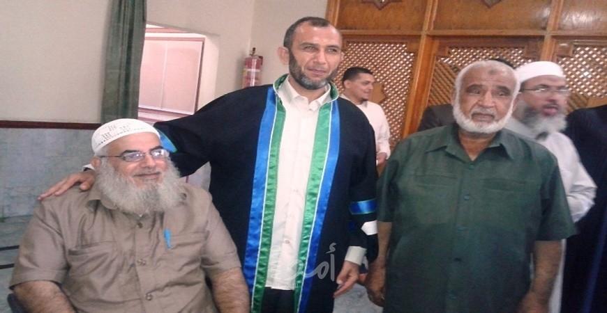 الإسلامية تمنح درجة الدكتوراه للباحث أحمد ديب ضميده في الحديث الشريف وعلومه