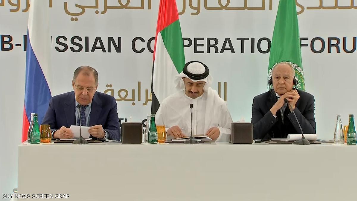 لافروف يدعو إلى تجديد عضوية سوريا في جامعة الدول العربية..وابو الغيط: غير مطروح!