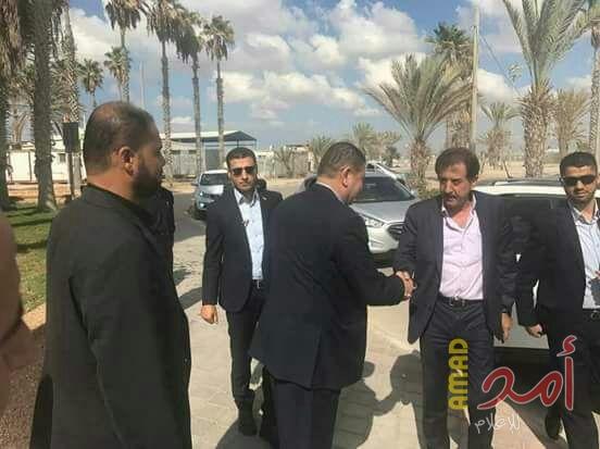 مهنا يتفقد واللواء أبو نعيم معبر رفح تمهيدًا لتسلمه