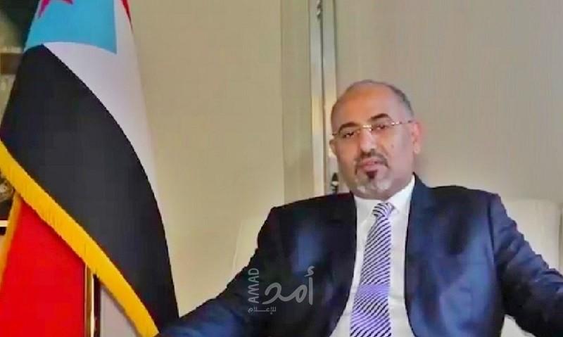 رئيس الانتقالي في اليمن عيدروس الزبيدي : "لا مانع من التطبيع مع إسرائيل"