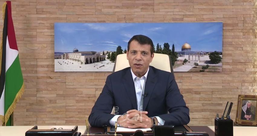 دحلان: ما يجري في مخيم جنين جريمة حرب لا يمكن المرور عليها