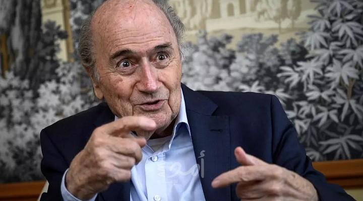 بلاتر يدعو لإيقاف إنفانتينو رئيس الفيفا الحالي