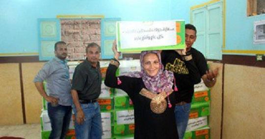 ابناء الجالية الفلسطينية في محافظة الشرقية بمصر