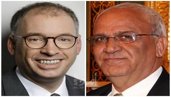 عريقات: ألمانيا مستعدة لتقديم مساعدة لفلسطين لمواجهة كورونا 