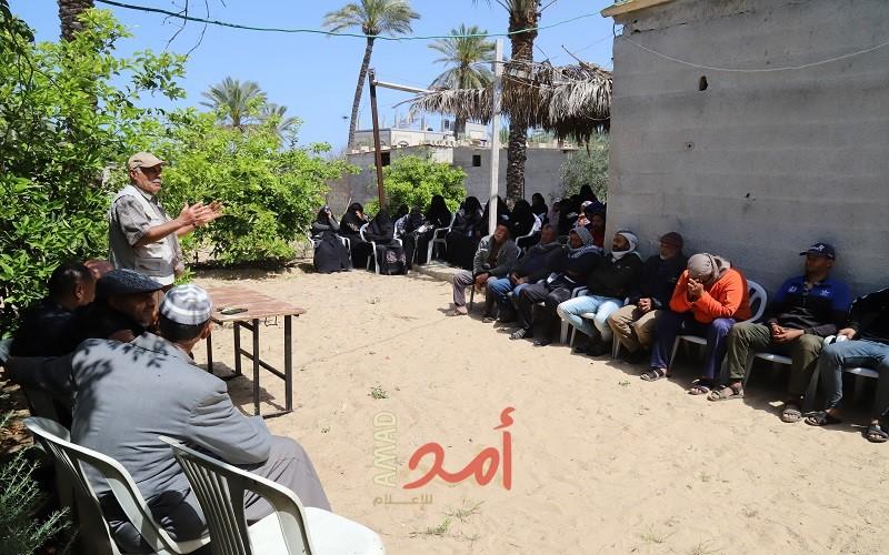 العمل الزراعي ينظم لقاءً موسعاً مع مربي الأغنام في خانيونس