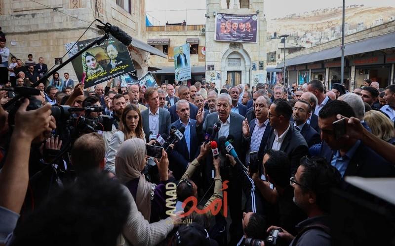 اشتية: نرفض حصار نابلس... ولن نقبل بالعقوبات الجماعية