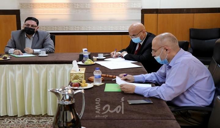 قضاء حماس يناقش مع النيابة العامة تسيير العمل خلال فترة المعايشة مع جائحة كورونا