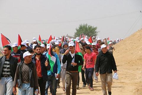 #الشعوب_مع_مسيرة_العودة.. حملة دولية تغرد بأكثر من لغة في العالم