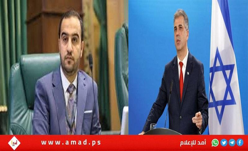 وزير الخارجية الإسرائيلي عن اعتقال النائب الأردني: "حادث خطير.. الأمور غير واضحة"