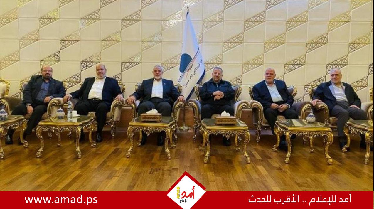 بدعوة إيرانية..  هنية يصل طهران برفقة وفد من قيادة حماس