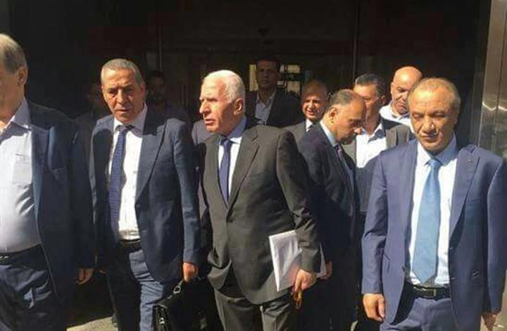 وفد حركة فتح يجتمع مع رئيس المخابرات العامة المصرية الوزير عباس كامل في القاهرة