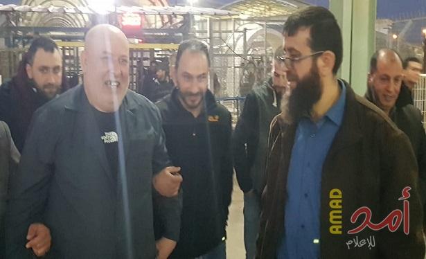 جنين: الجهاد تستقبل القيادي المحرر خالد أبو زينة بعد الافراج عنه من سجون الاحتلال