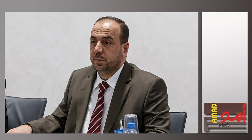 نصر الحريري: أرحب برغبة دي ميستورا مناقشة الانتقال السياسي..وهدفنا الإطاحة بالأسد