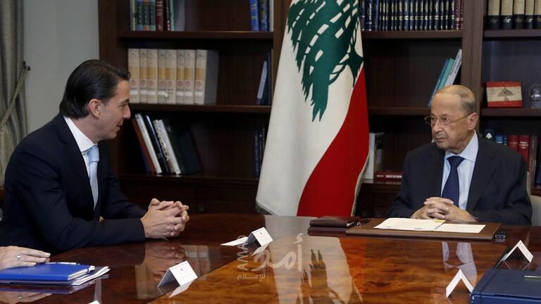 موفد واشنطن لملف ترسيم الحدود البحرية بين لبنان وإسرائيل يصل إلى بيروت