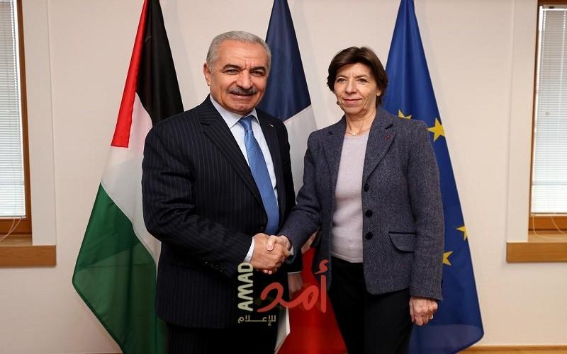 اشتية يطالب فرنسا وإسبانيا بكسر الأمر الواقع والاعتراف بدولة فلسطين