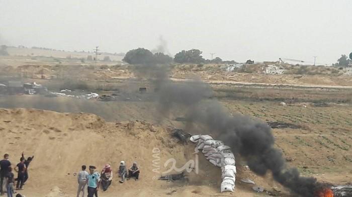 جيش الاحتلال يطلق قنابل دخانية شرق جباليا
