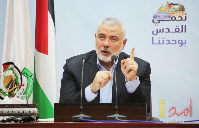 هنية: مصر ستدعو حماس وفتح الى لقاء جديد..وندعو لعقد مؤتمر فلسطيني شامل من أجل التصدي للقرار الأمريكي