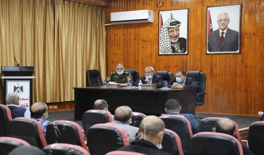 قلقيلية: اجتماع موسع للجنة الطوارئ في المحافظة لمناقشة تطورات "كورونا"