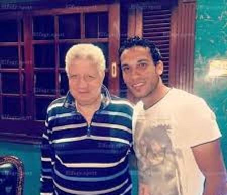 السعيد مع مرتضى منصور بعد التوقيع