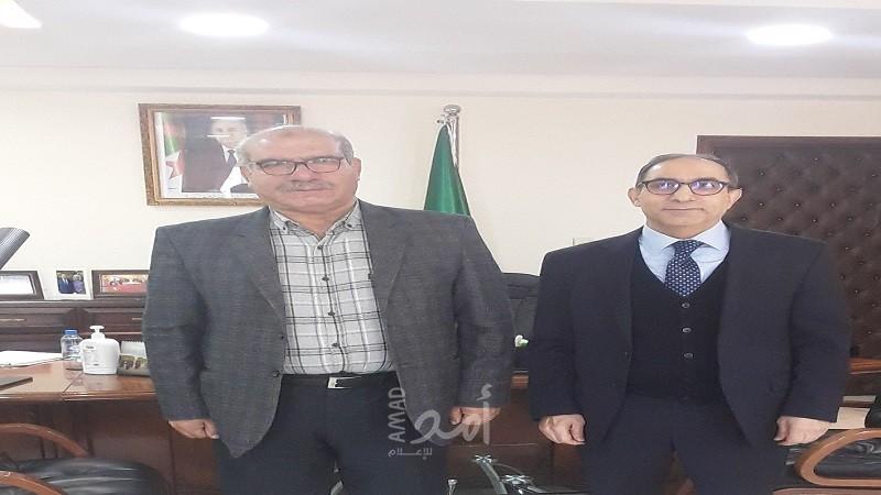 الخطيب يلتقى سفير الجزائر في الأردن
