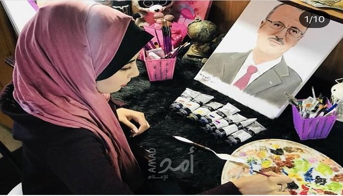 الفنانة التشكيلة "يارا أبو دوابه" بين الفن والحصار والعالمية