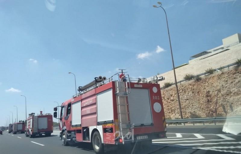 الدفاع المدني: طوافمنا تعاملت مع (17) حادث ومهمة في الضفة والقدس
