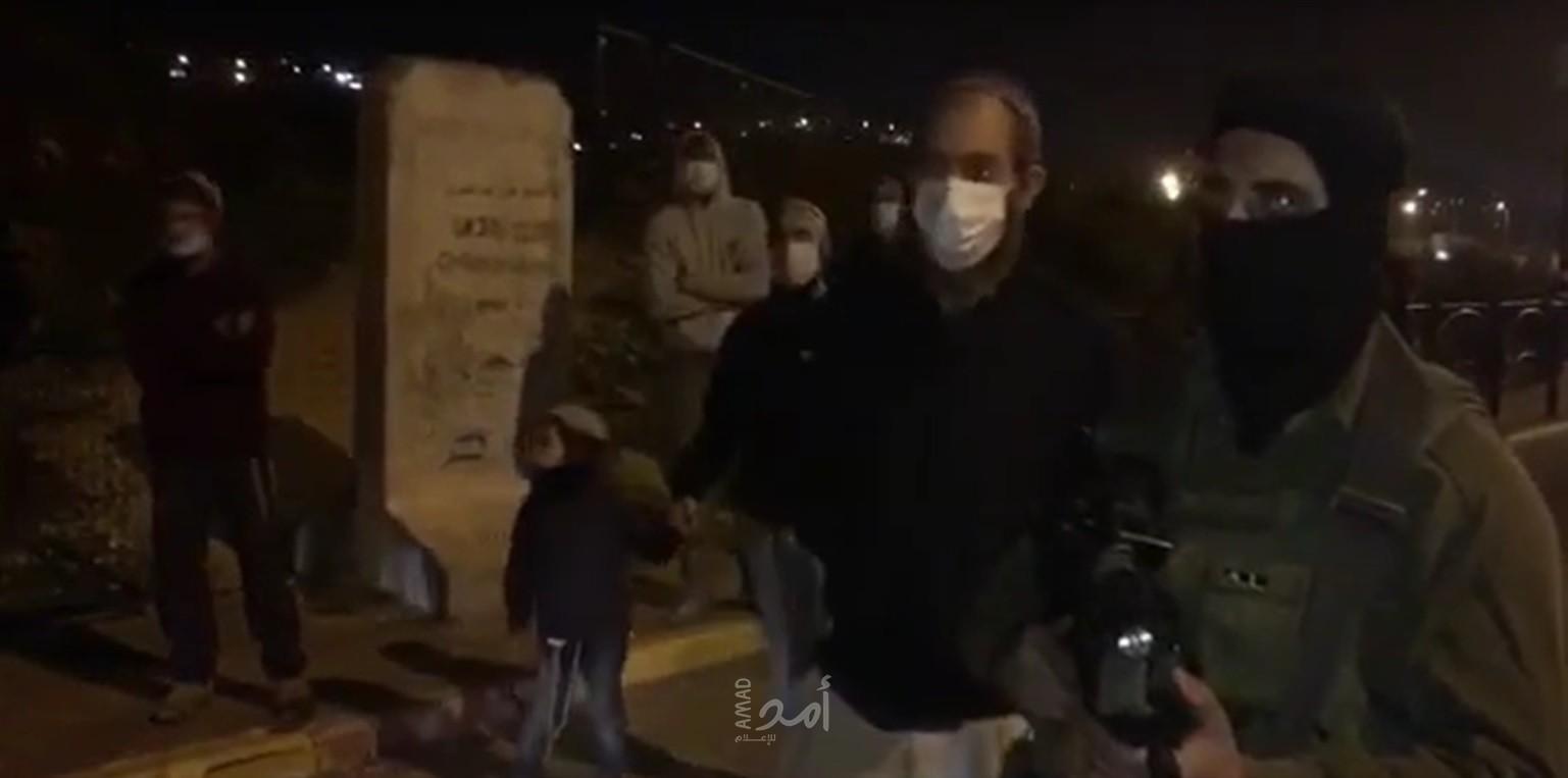 تجمع للمستوطنين عند "مدخل قرية فصايل شمال أريحا"