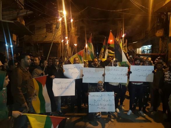 تحركات فتحاوية في مخيمات لبنان احتجاجاً على اقتحام مقر الصليب برام الله وفض اعتصام النواب