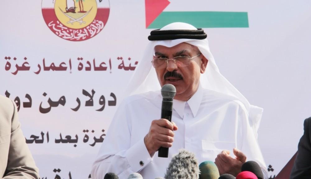 العمادي: زيارتي لغزة  لنؤكد للشعب الفلسطيني أننا باقون هنا لاستكمال مشاريعنا واستيفاء لتعهدات قطر