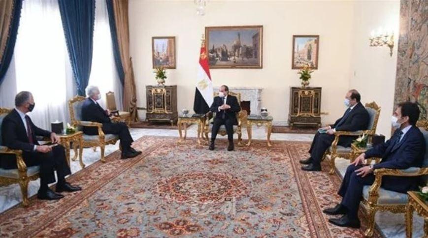 السيسي يبحث مع مدير المخابرات المركزية توترات الشرق المتوسط ومستجدات القضية الفلسطينية