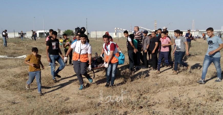 محدث3- غزة: إصابات برصاص قوات الاحتلال في جمعة "بوحدتنا نسقط المؤامرة" - صور وفيديو