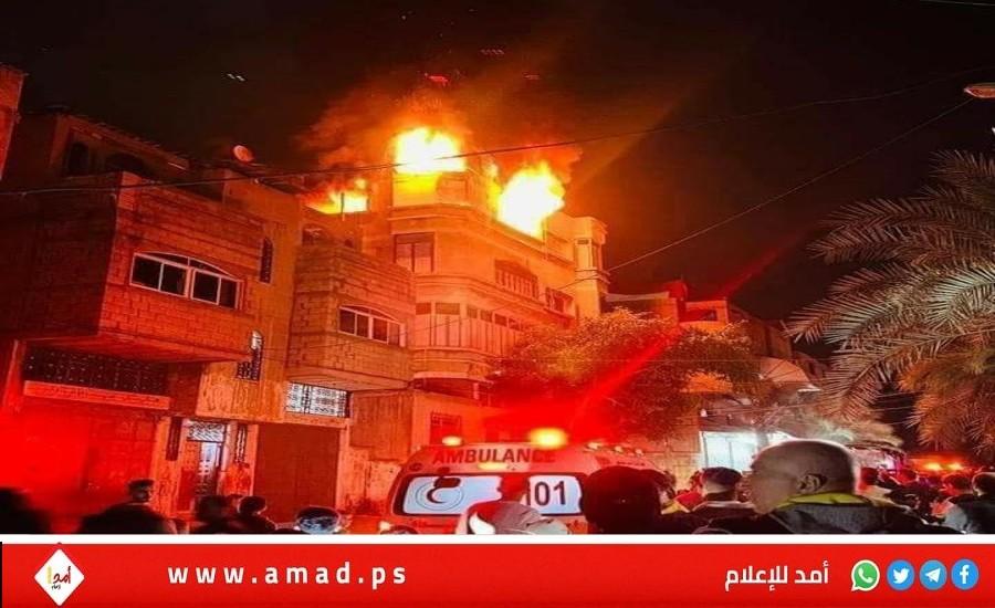 مصر تعرب عن تعازيها لفلسطين إثر حريق مخيم جباليا