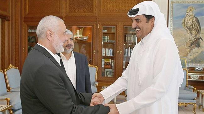هنية يطلع أمير قطر على اتفاق المصالحة الفلسطينية هاتفيا