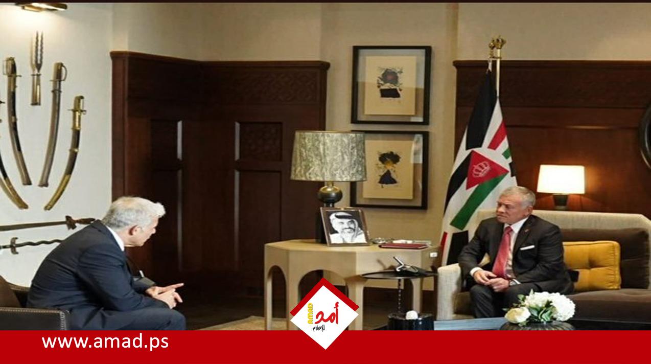 وزير الخارجية الإسرائيلي يبحث مع العاهل الأردني تهدئة التوتر في القدس